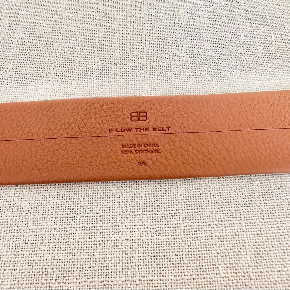 B-Low the Belt Tan Wraparound Belt New
